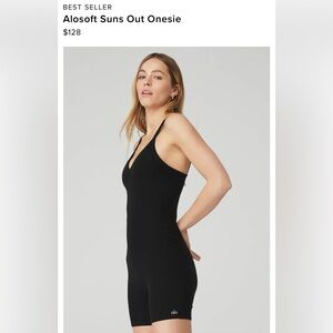 Alo brand black onesie